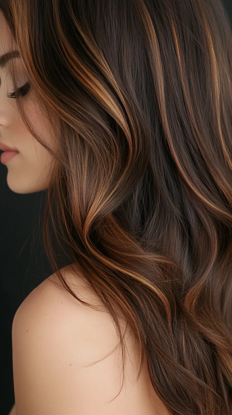 Effortlessly Chic: Luscious Waves with Subtle Highlights