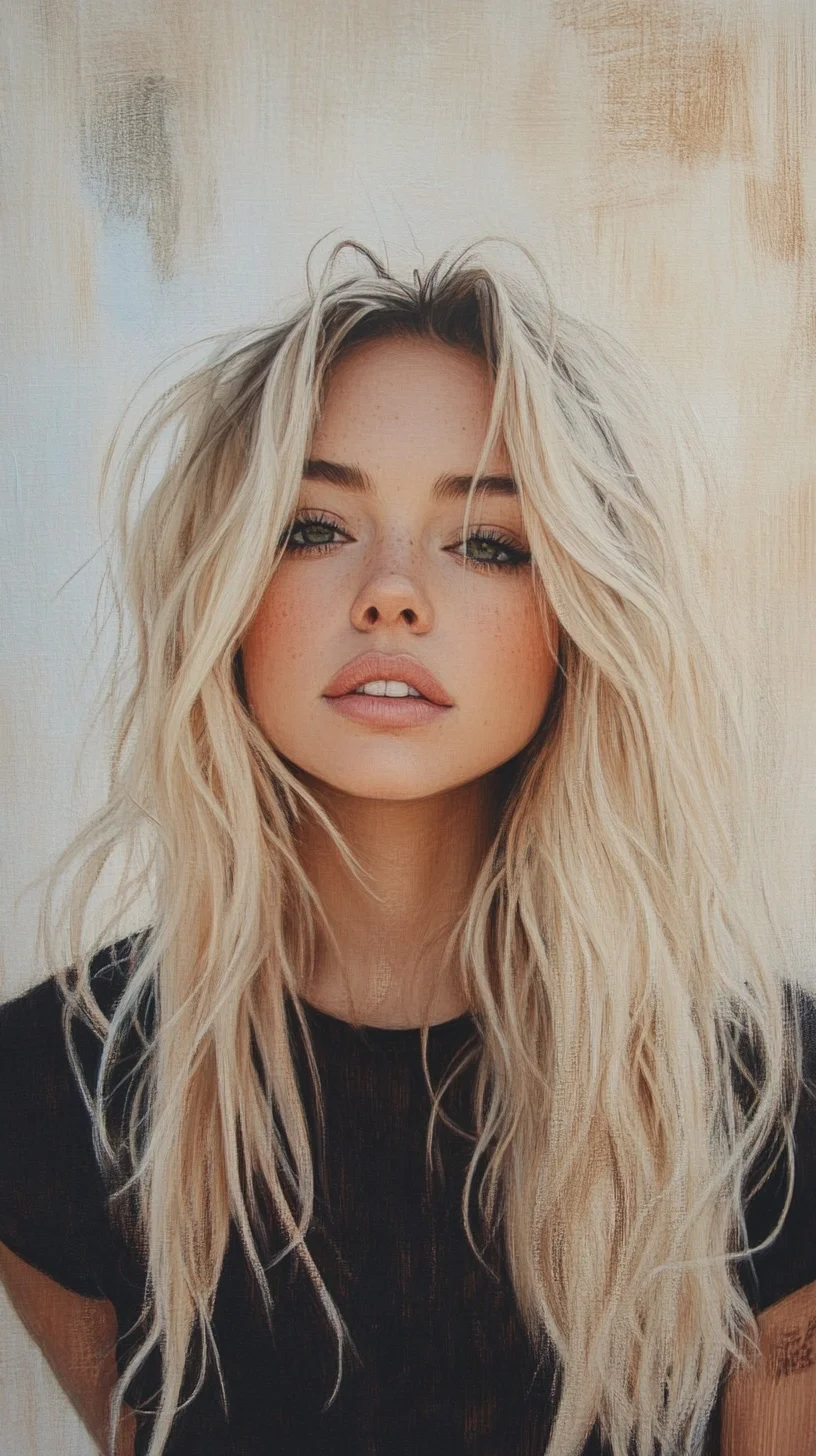 Effortlessly Chic: Messy Beach Waves for a Natural Vibe