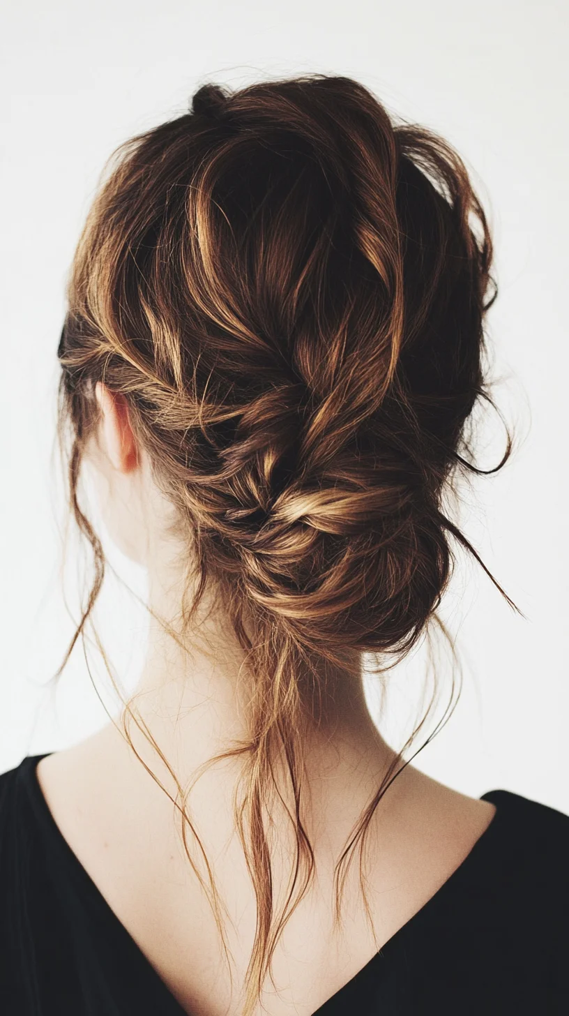 Effortlessly Chic Messy Bun A Perfect Blend of Elegance and Relaxed Vibes