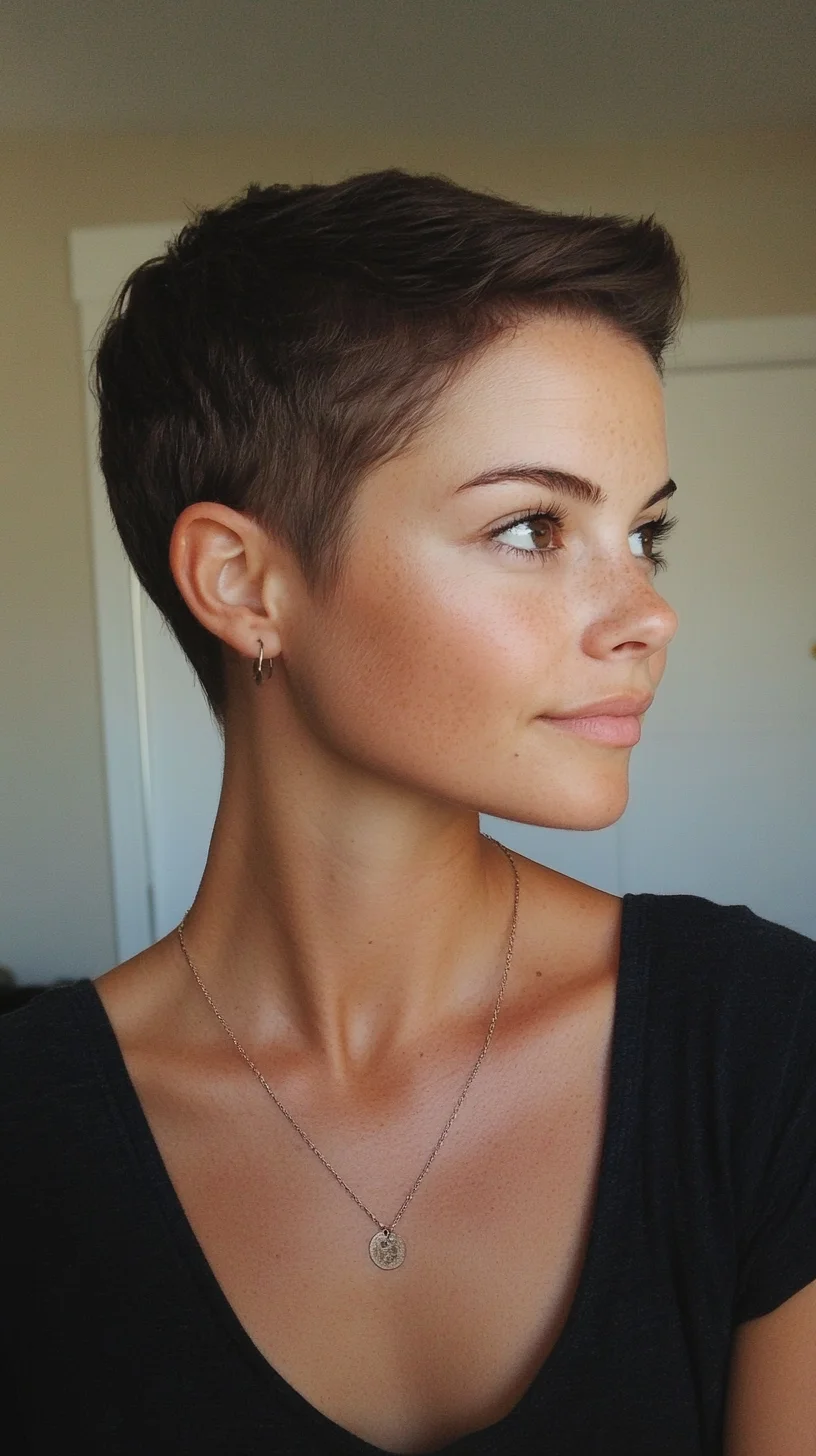 Effortlessly Chic Pixie Cut: The Perfect Blend of Edgy and Elegant