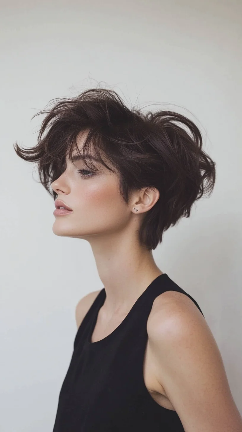 Effortlessly Chic Textured Pixie A Modern Twist on Short Hair