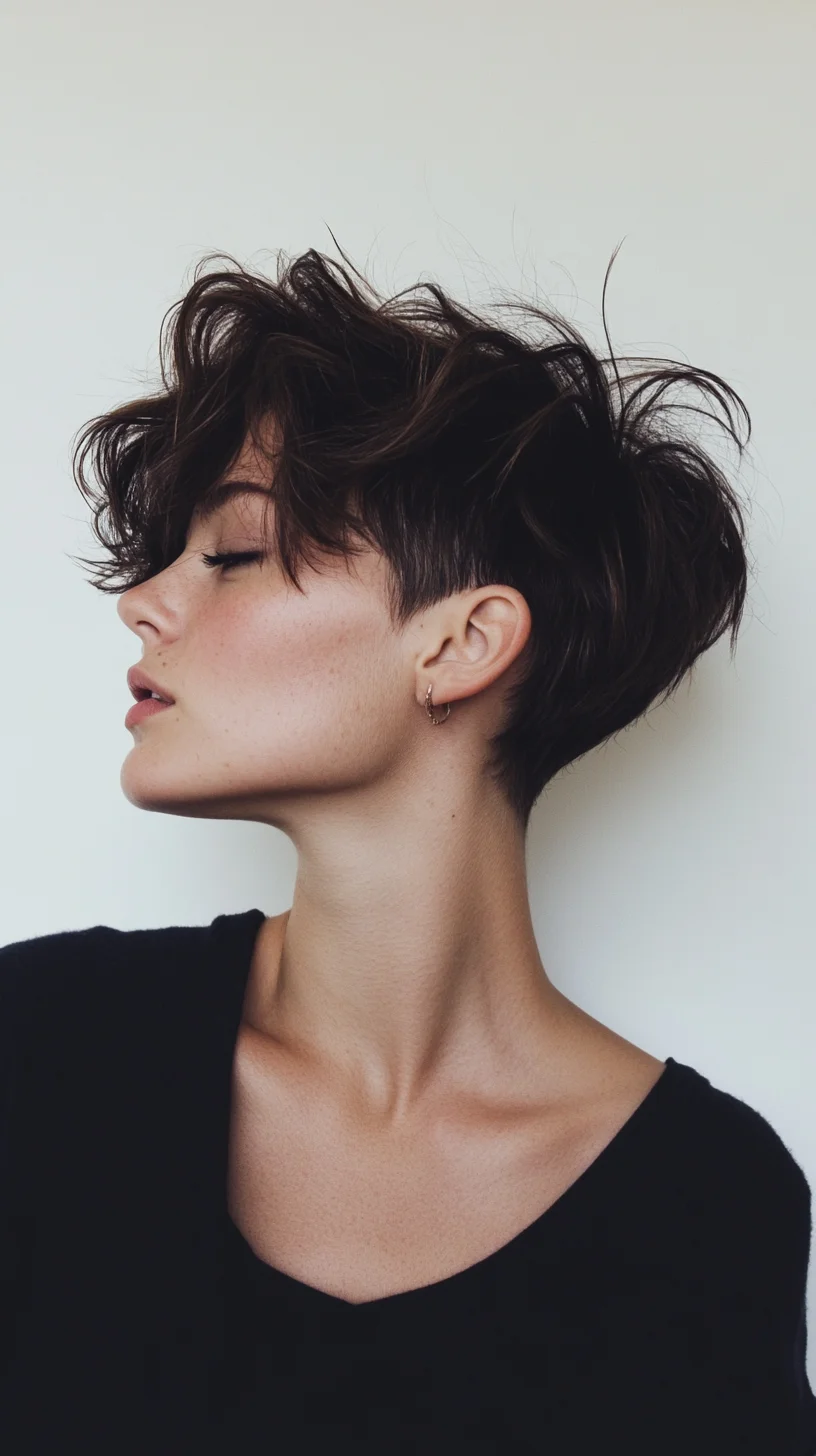 Effortlessly Chic Textured Pixie The Perfect Blend of Bold and Feminine