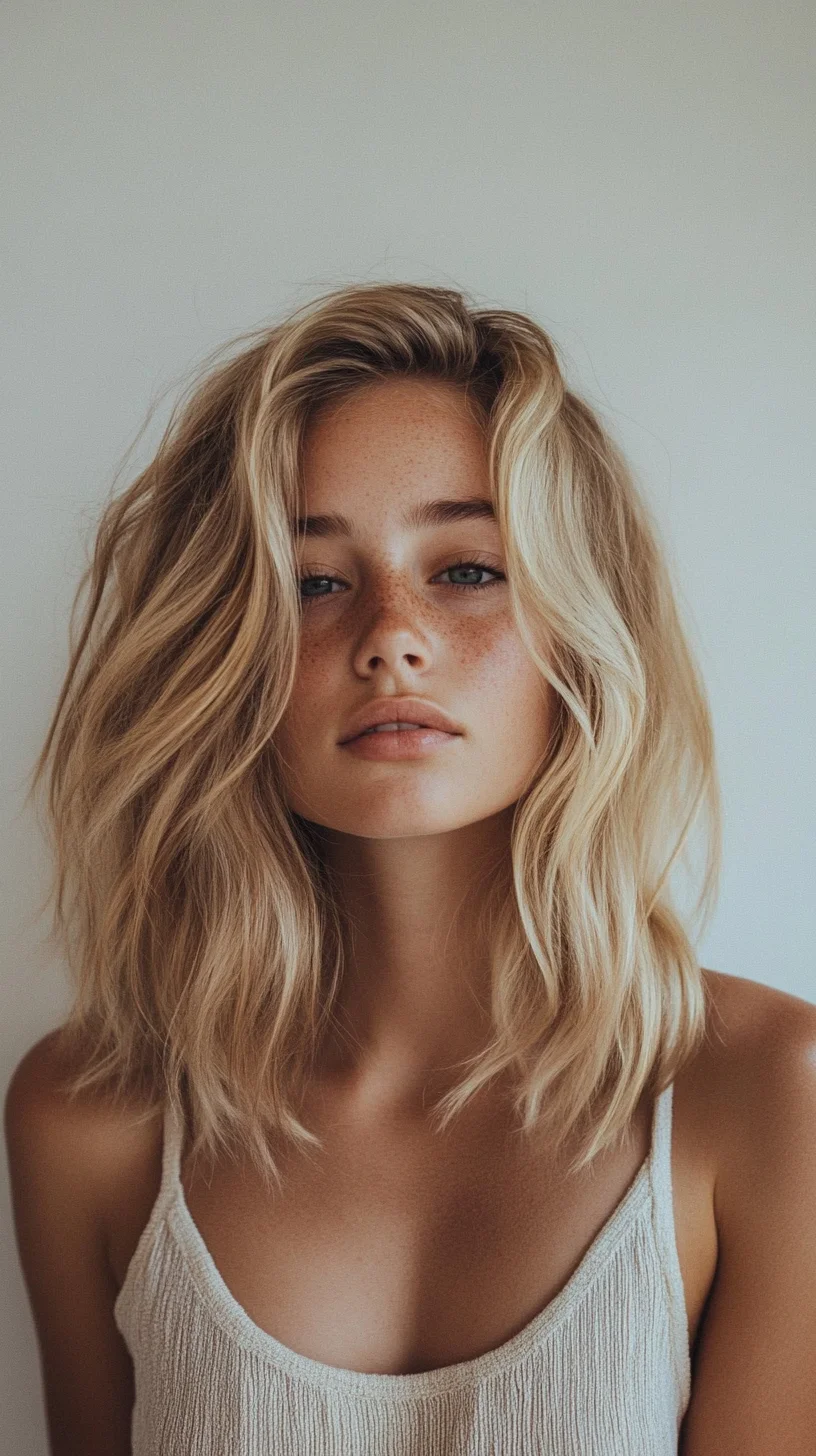 Effortlessly Chic The Beachy Textured Lob