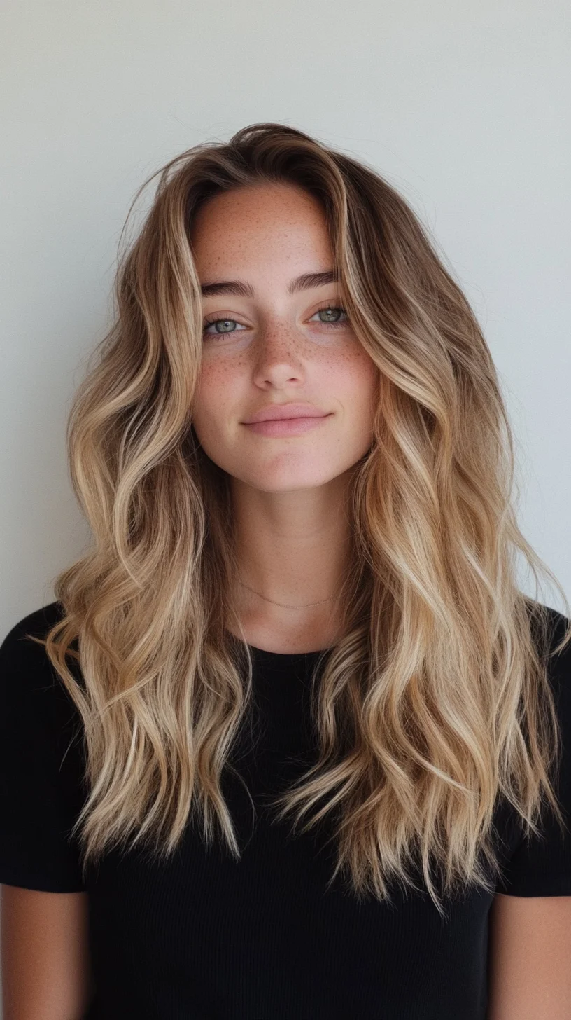 Effortlessly Chic: The Beachy Wave Hairstyle