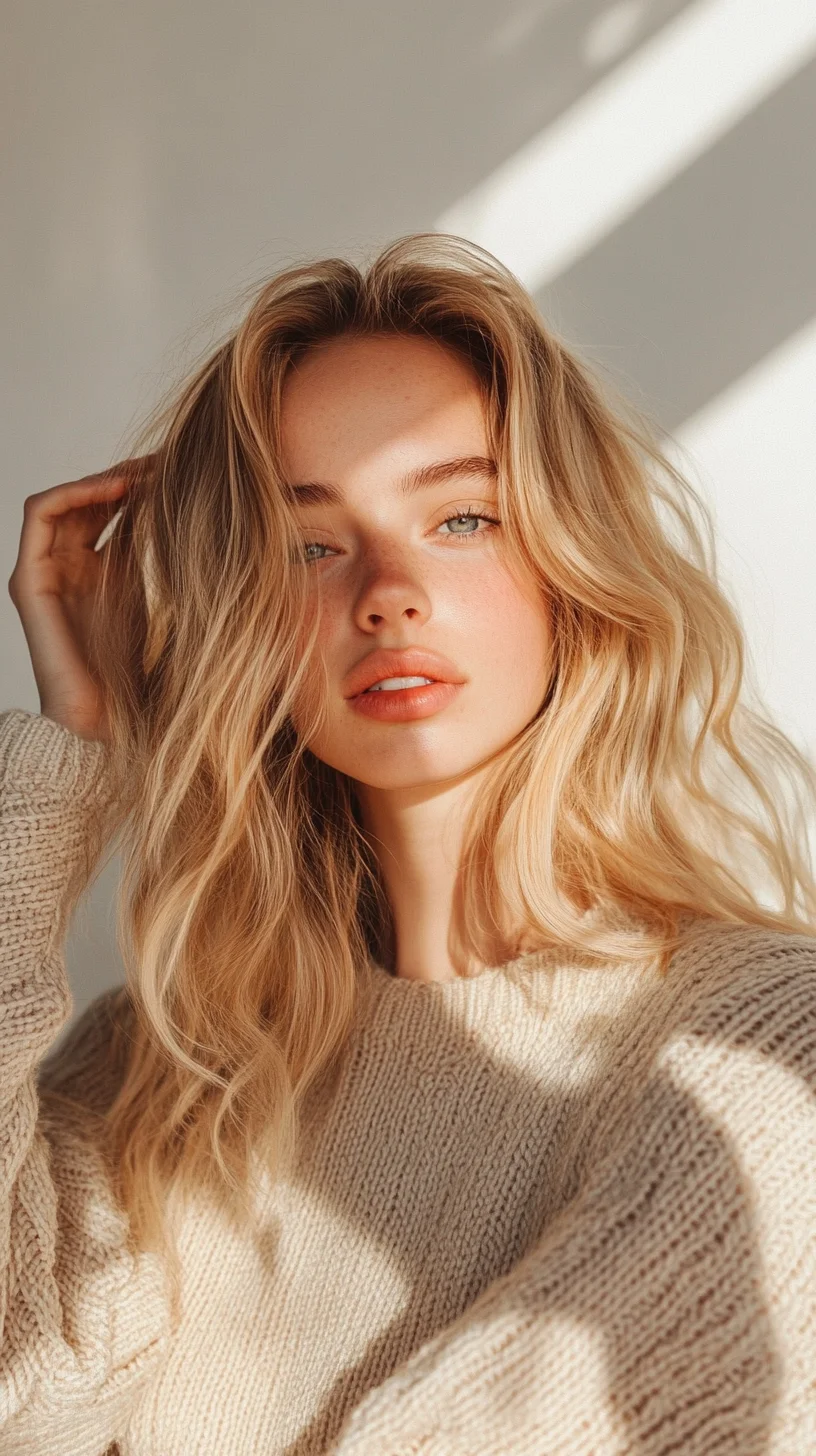 Effortlessly Chic: The Beachy Wave Hairstyle