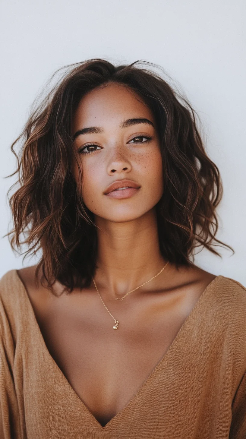 Effortlessly Chic: The Bob with Beachy Waves