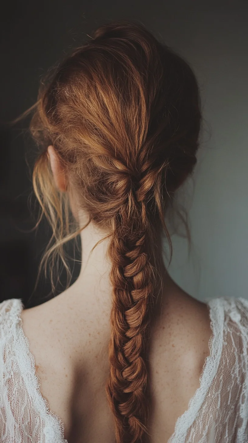 Effortlessly Chic The Boho-Inspired Braided Ponytail