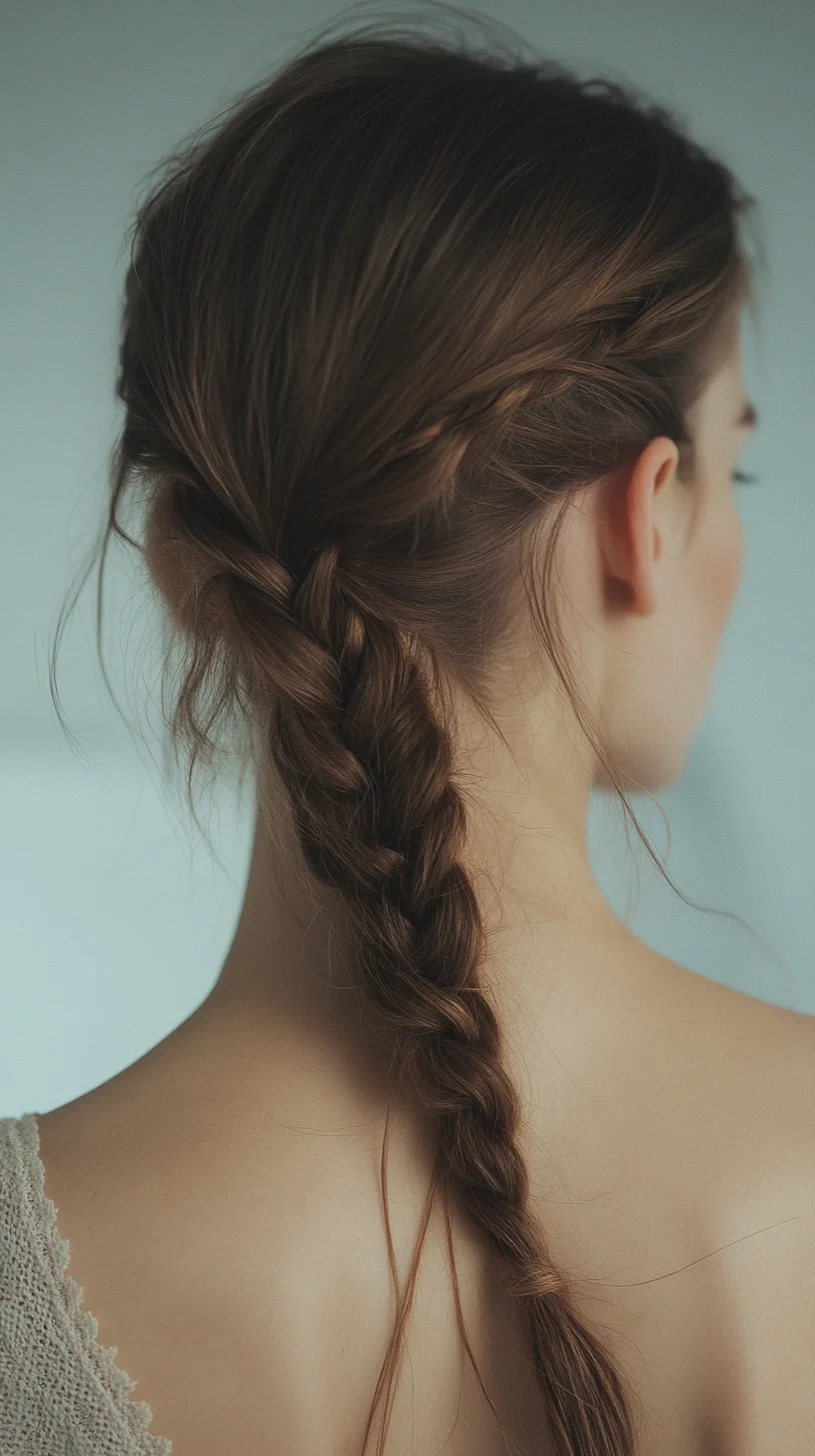 Effortlessly Chic The Braided Low Ponytail