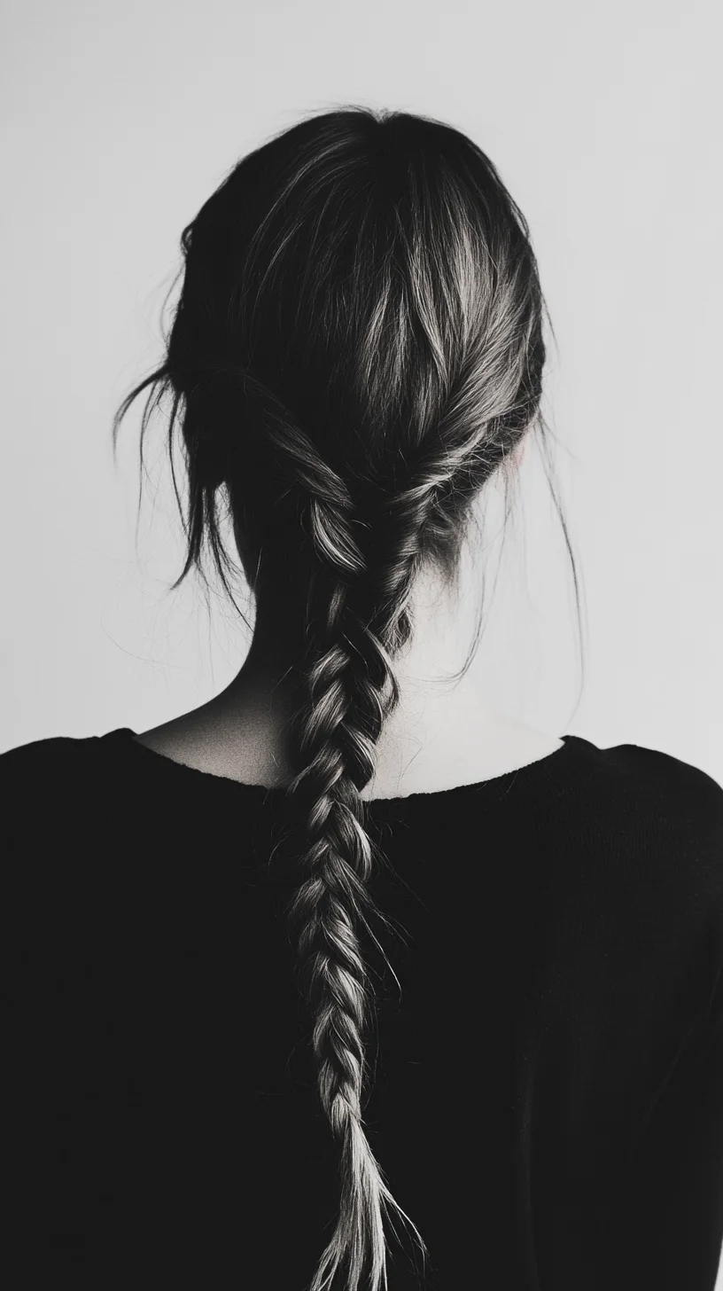 Effortlessly Chic The Classic Braided Ponytail for Any Occasion