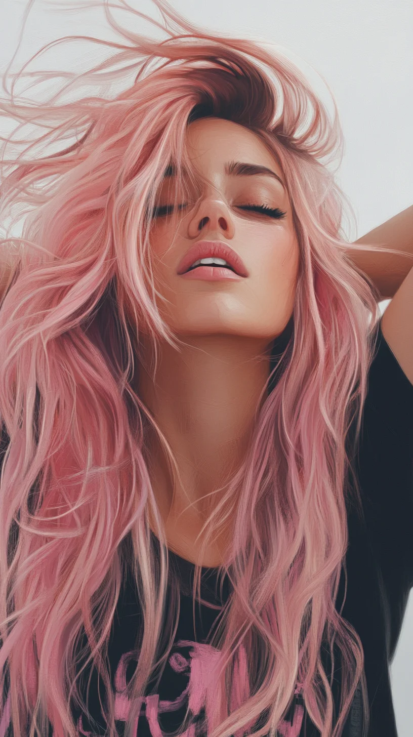 Effortlessly Chic The Dreamy Candy-Pink Waves