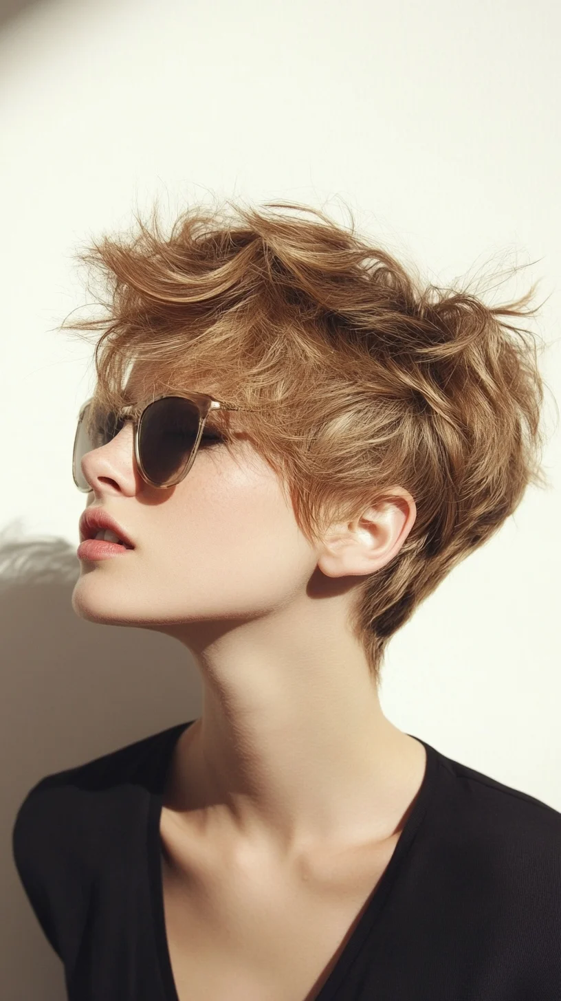 Effortlessly Chic The Edgy Textured Pixie Cut