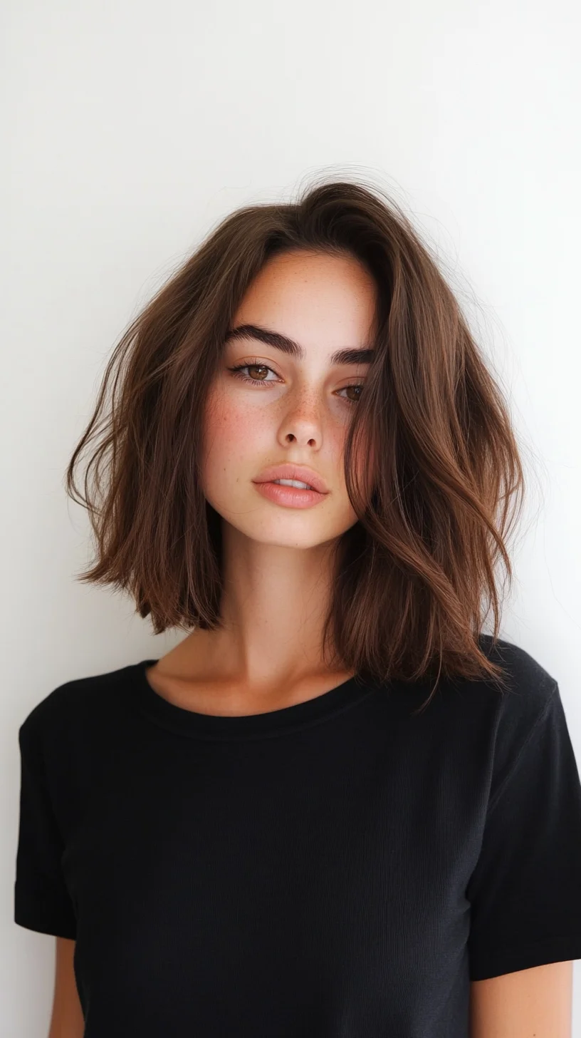 Effortlessly Chic: The Flirty Wavy Lob