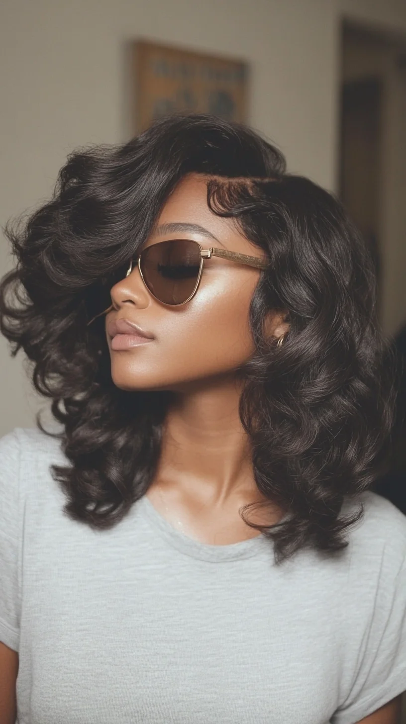 Effortlessly Chic The Glamorous Curly Bob