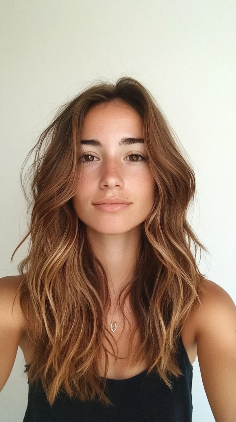 Effortlessly Chic: The Gorgeous Wavy Mid-Length Mane