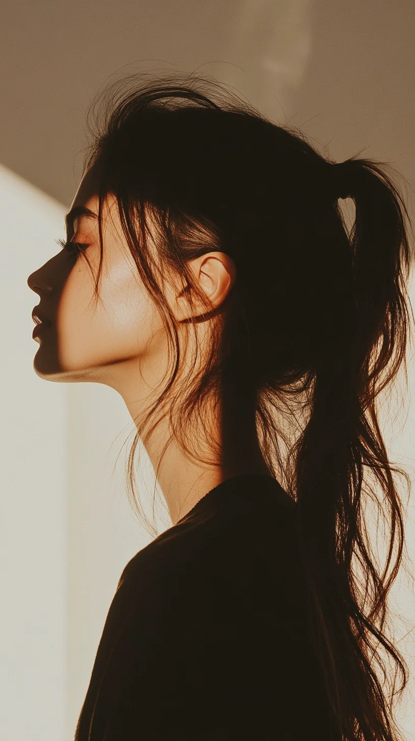 Effortlessly Chic The High Ponytail with Soft Waves