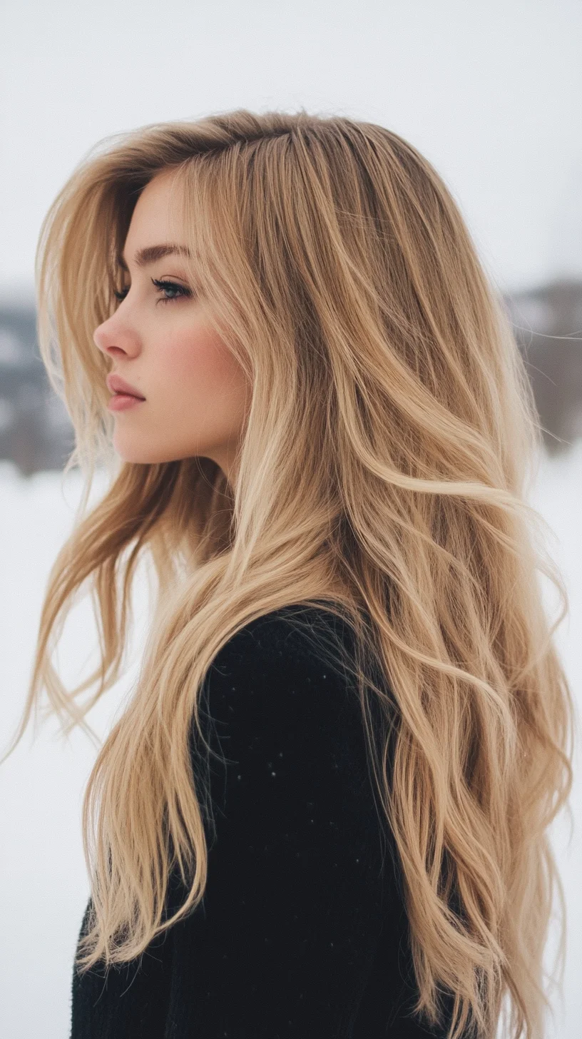 Effortlessly Chic: The Long, Luscious Beach Waves Hairstyle