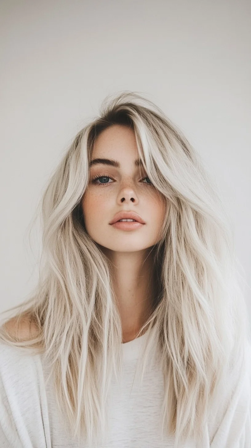 Effortlessly Chic: The Long, Textured Beachy Waves