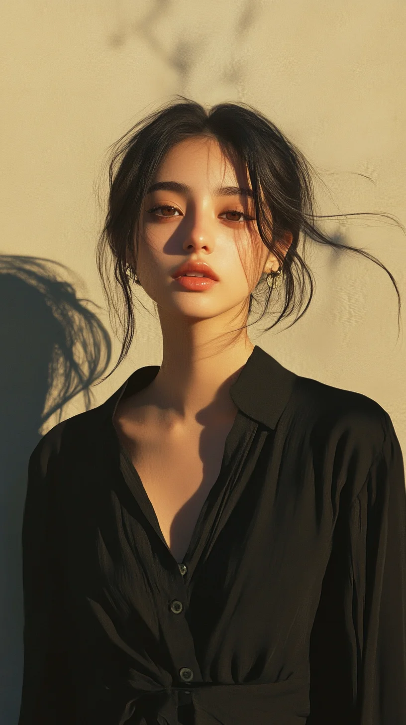 Effortlessly Chic The Loose Textured Updo for All Occasions