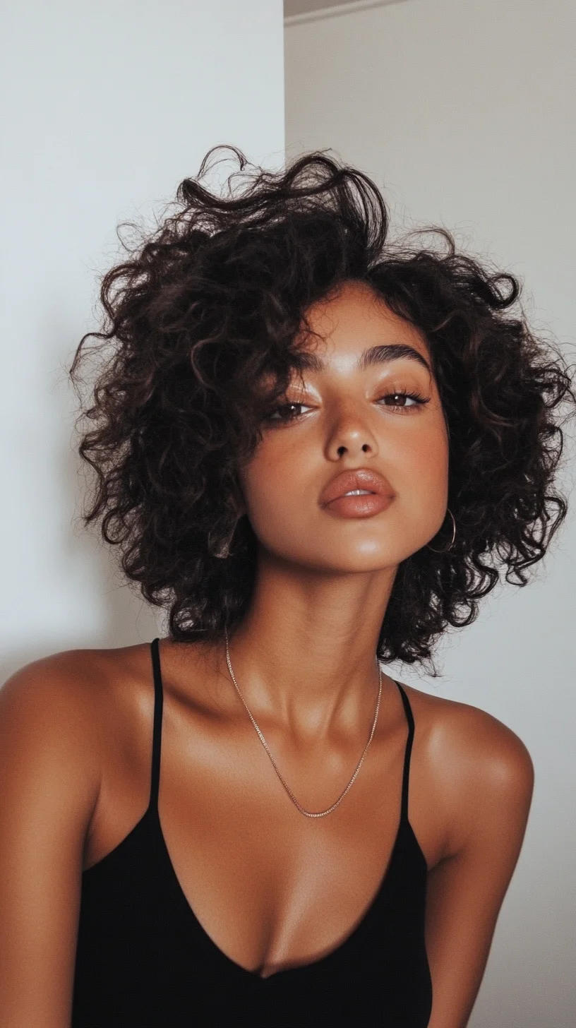 Effortlessly Chic: The Luscious Curly Bob for Radiant Elegance