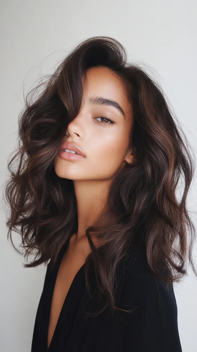 Effortlessly Chic The Luscious Long Bob with Loose Waves