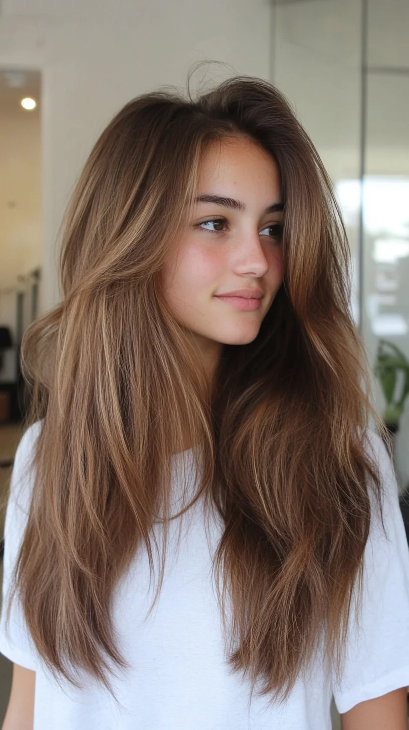 Effortlessly Chic: The Luscious Long Layered Mane