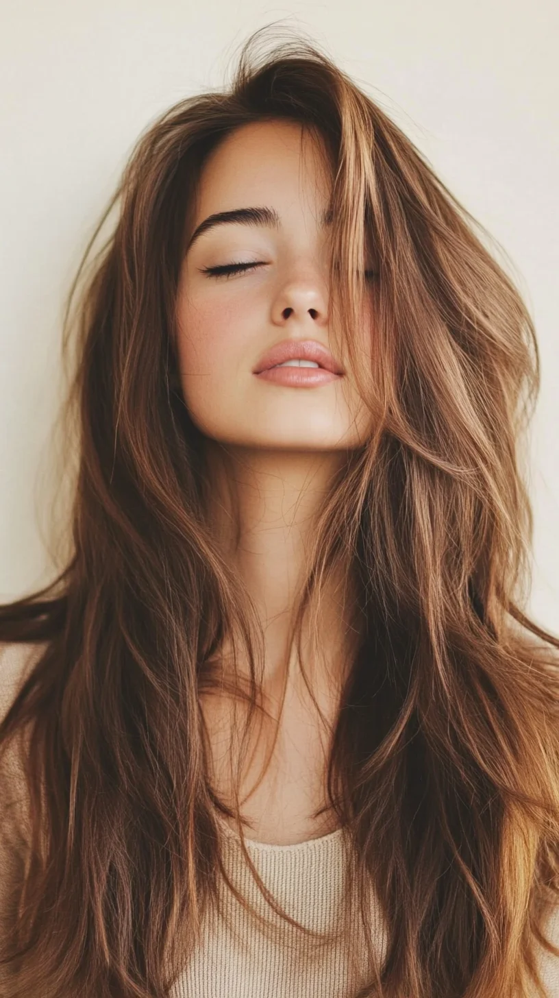 Effortlessly Chic: The Luscious Long Layered Mane