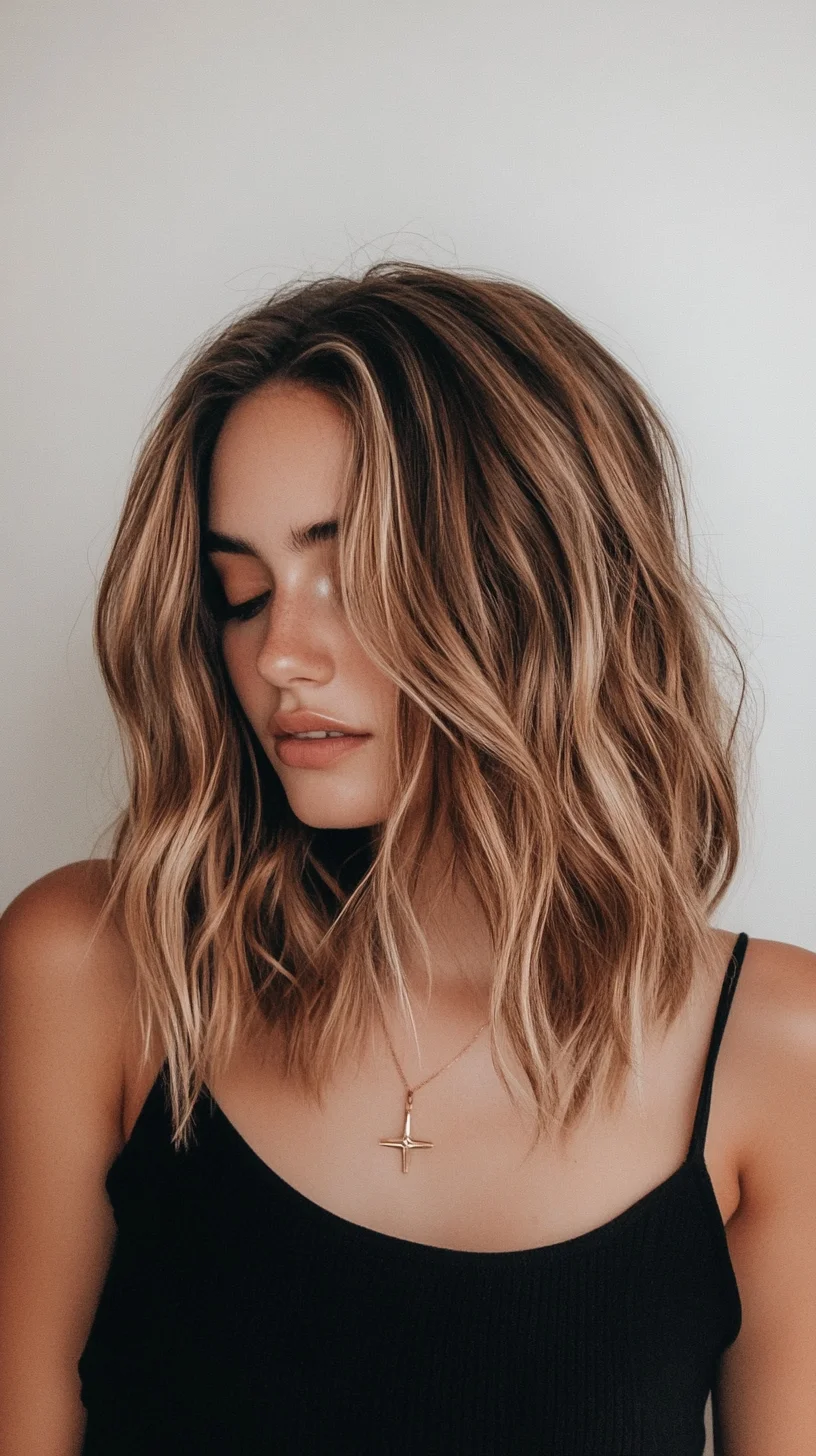 Effortlessly Chic The Modern Beachy Wave Lob