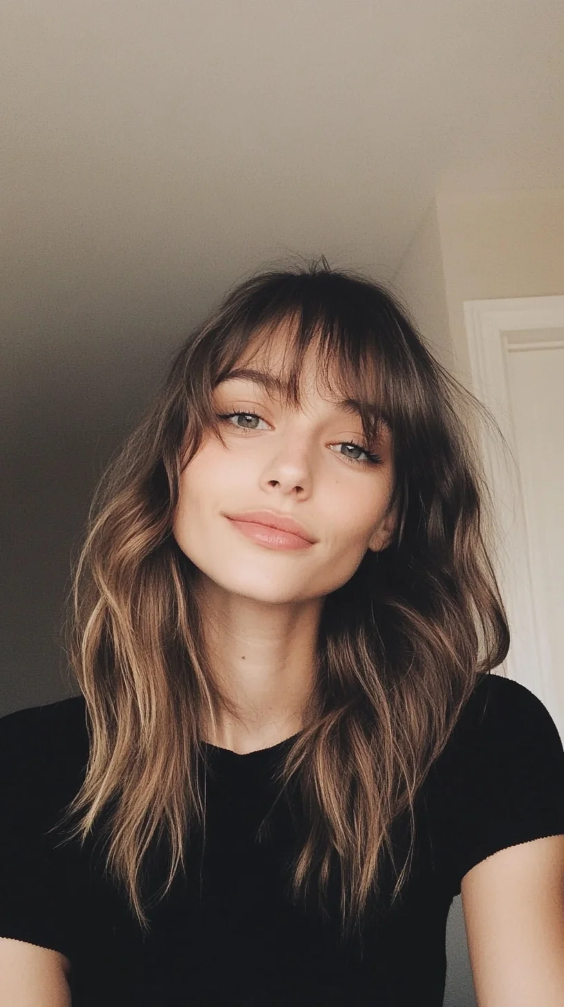 Effortlessly Chic: The Modern Beachy Waves with Fringe