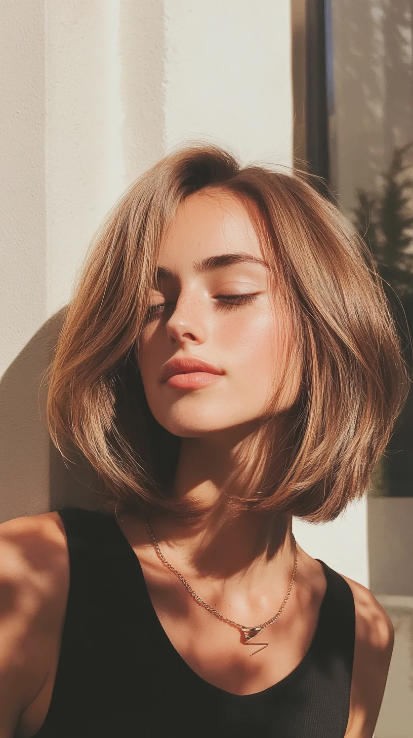 Effortlessly Chic The Modern Blunt Bob