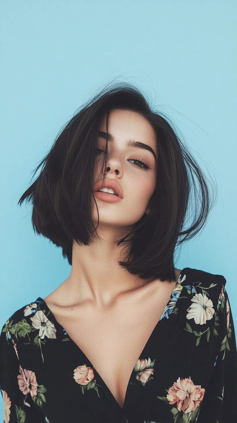 Effortlessly Chic: The Modern Blunt Bob