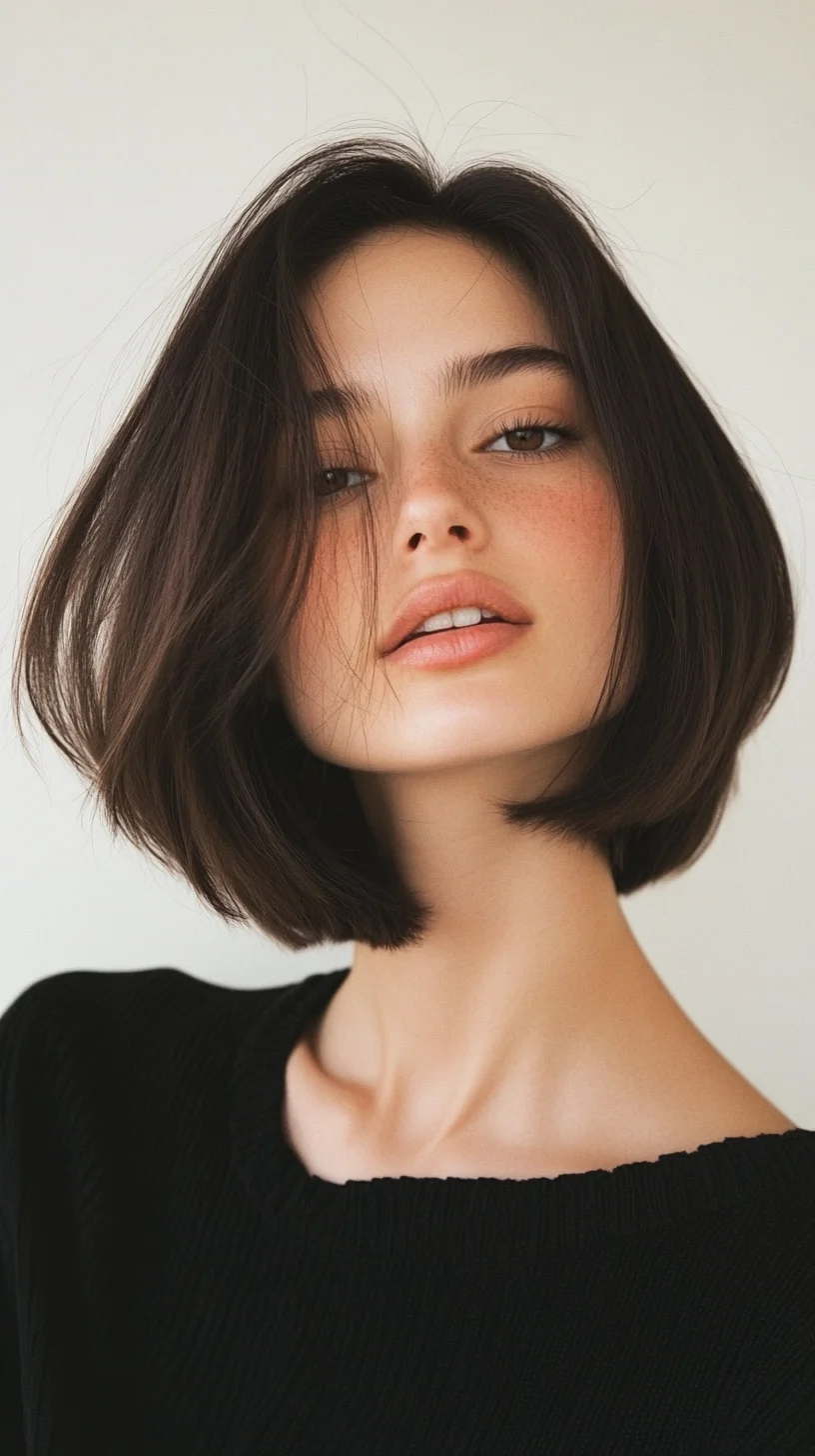 Effortlessly Chic The Modern Blunt Bob