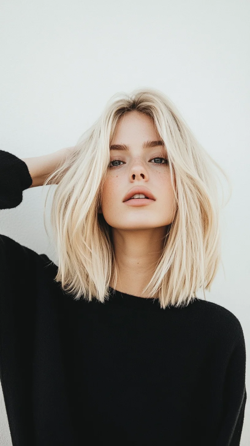 Effortlessly Chic The Modern Blunt Lob