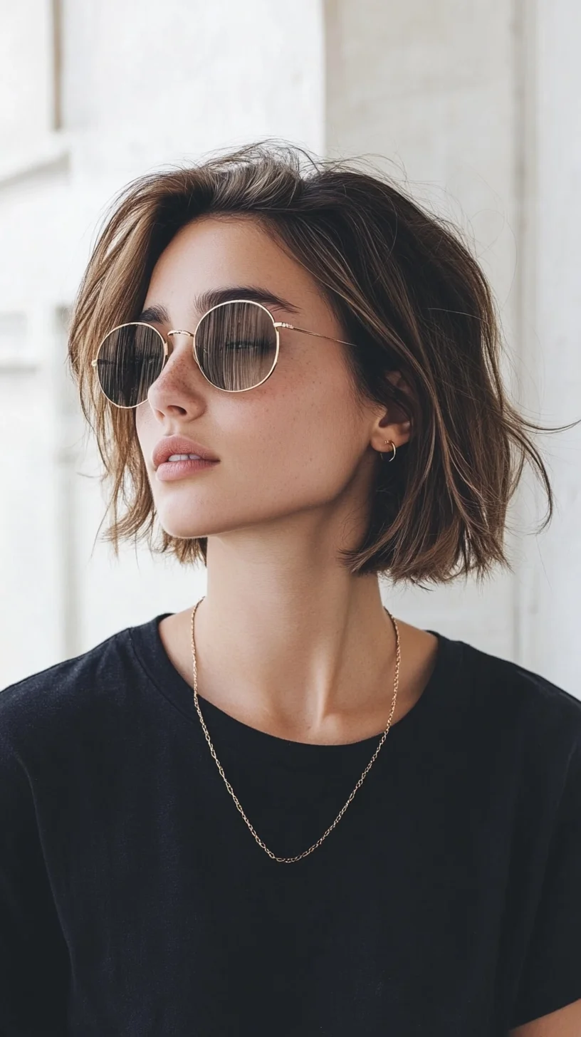 Effortlessly Chic The Modern Bob with Soft Texture