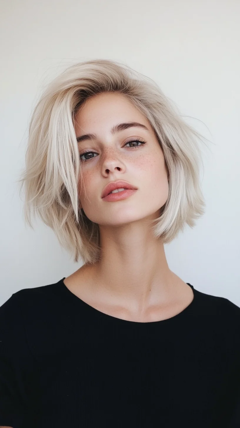 Effortlessly Chic: The Modern Choppy Bob