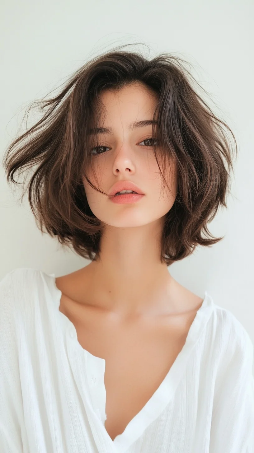 Effortlessly Chic The Modern Choppy Bob