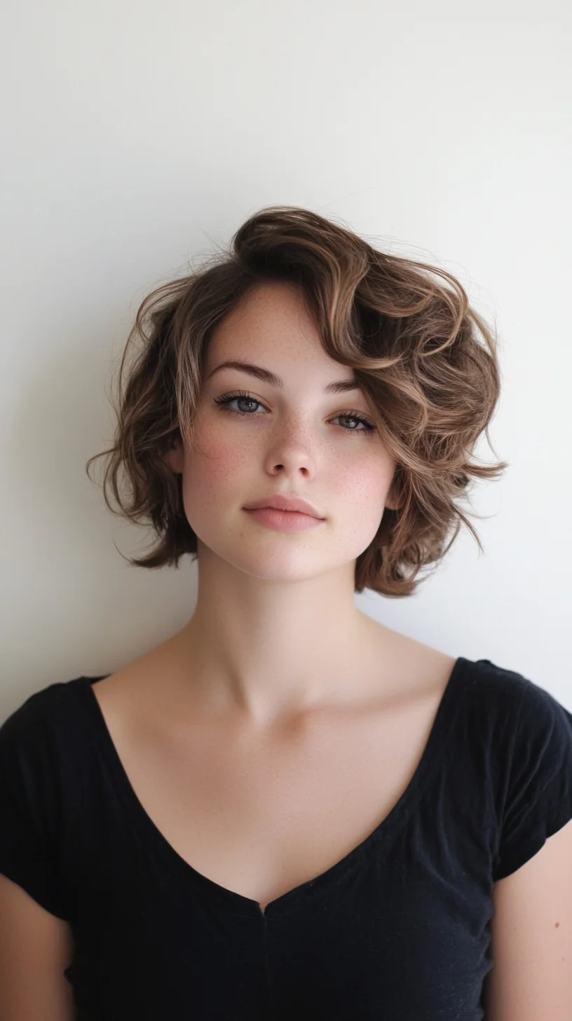 Effortlessly Chic The Modern Curly Bob