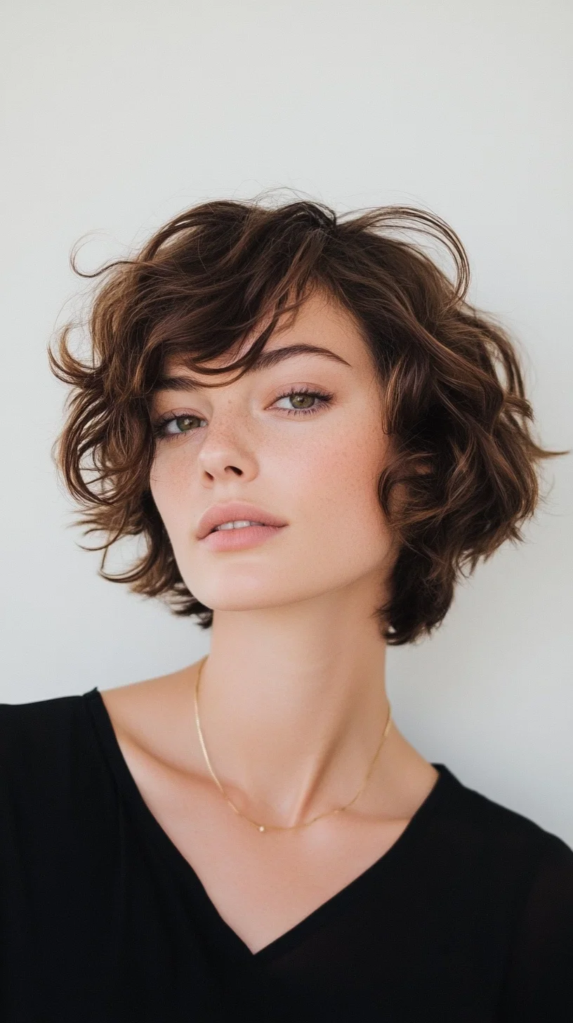 Effortlessly Chic The Modern Curly Bob