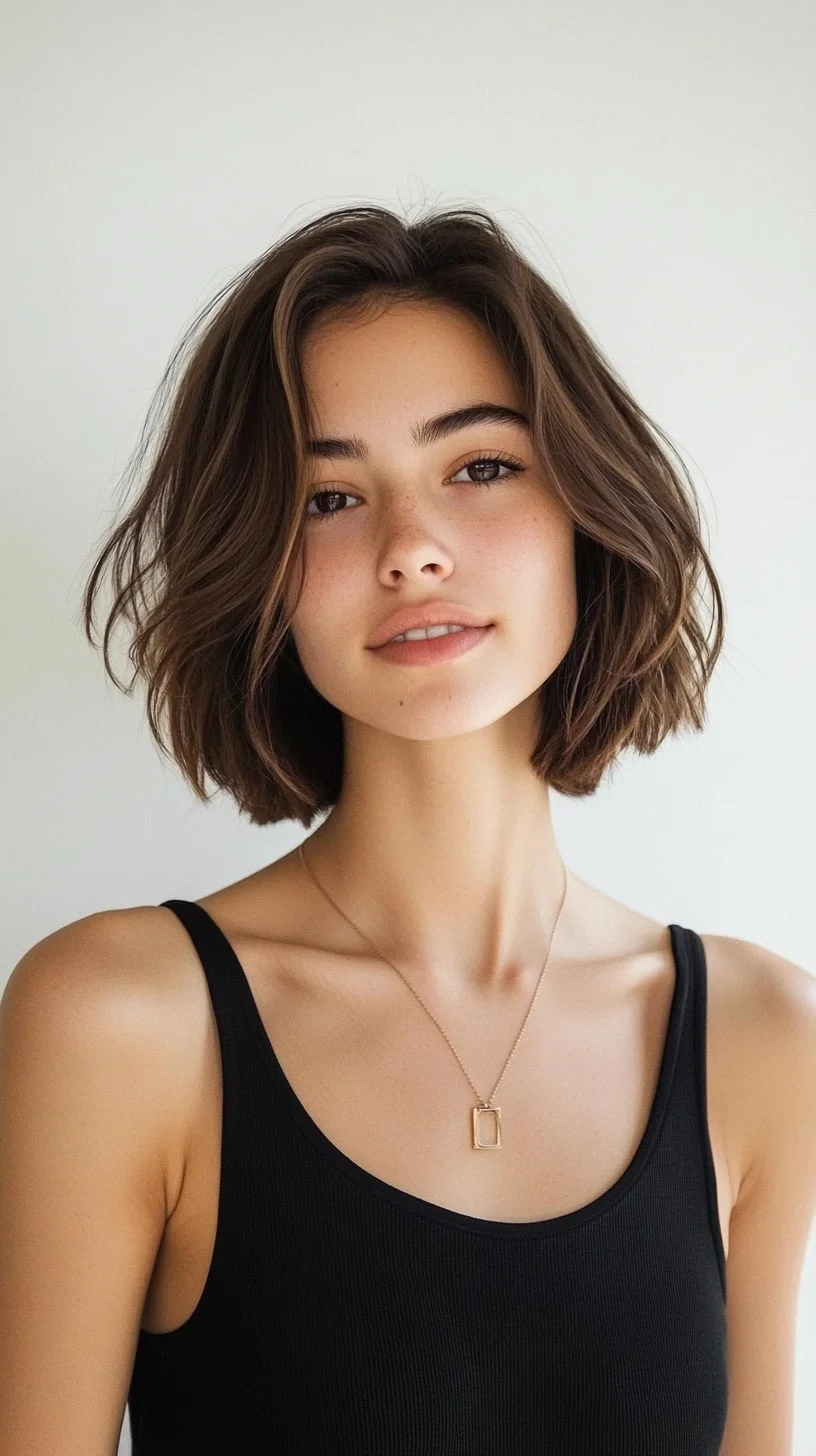 Effortlessly Chic The Modern Lob with Soft Waves