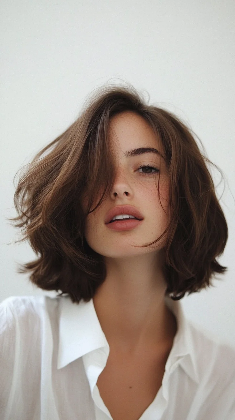 Effortlessly Chic: The Modern Lob with Soft Waves