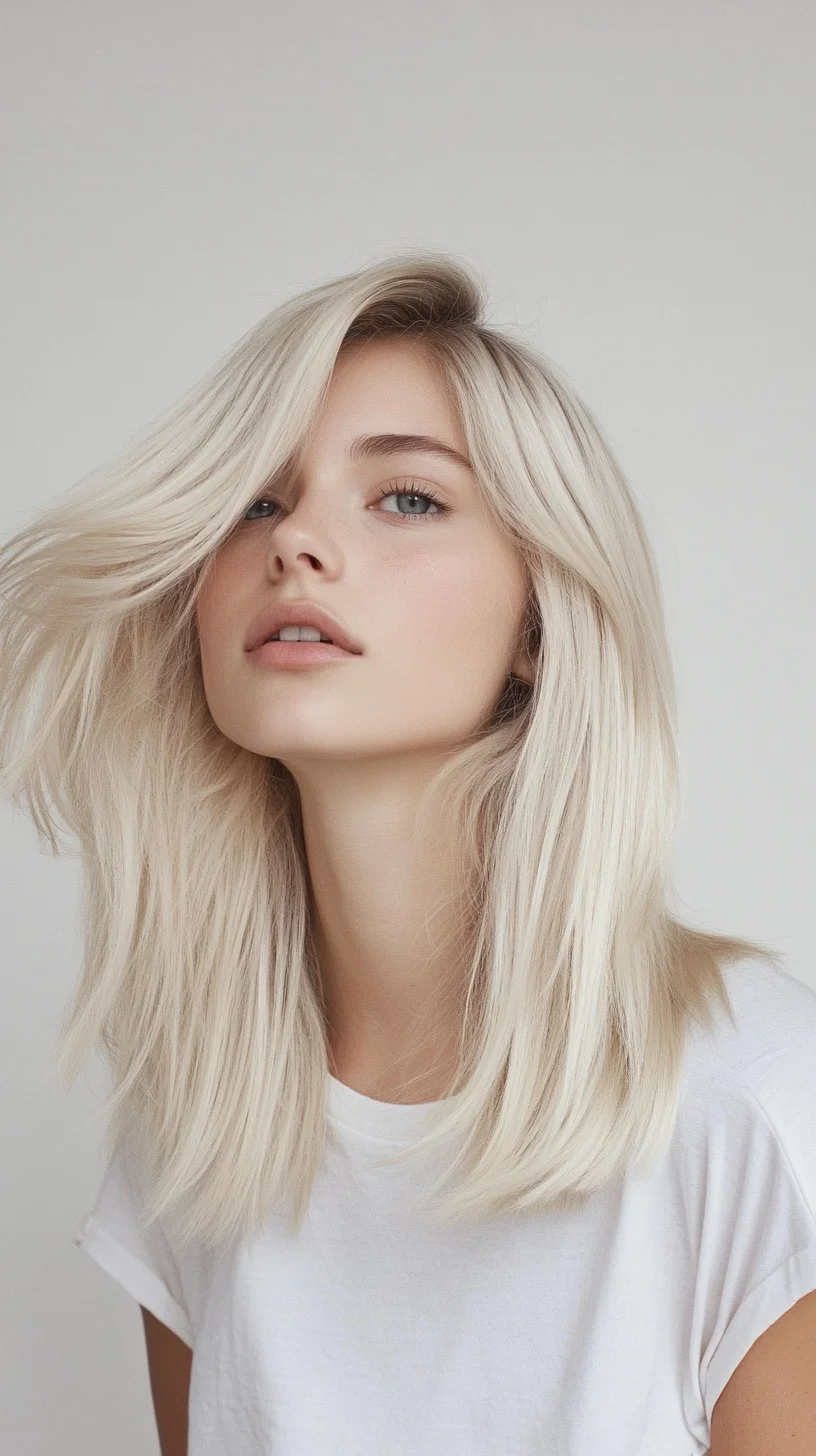 Effortlessly Chic: The Modern Long Bob with Flawless Balayage