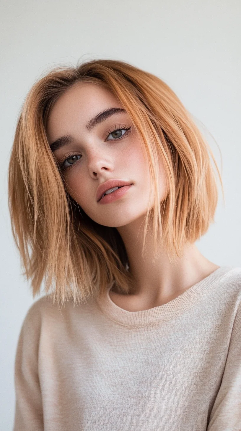 Effortlessly Chic The Modern Messy Lob