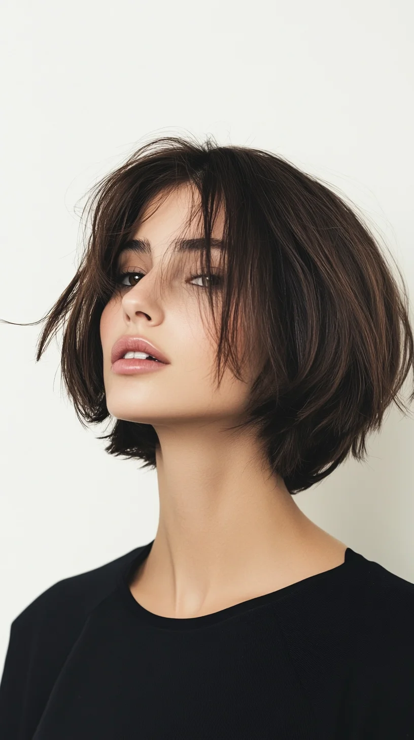 Effortlessly Chic The Modern Shag Bob