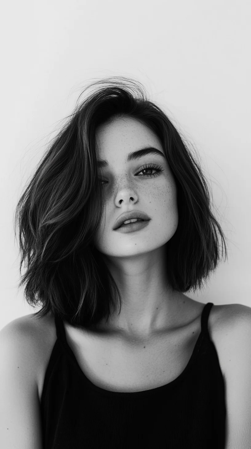 Effortlessly Chic The Modern Shag Bob