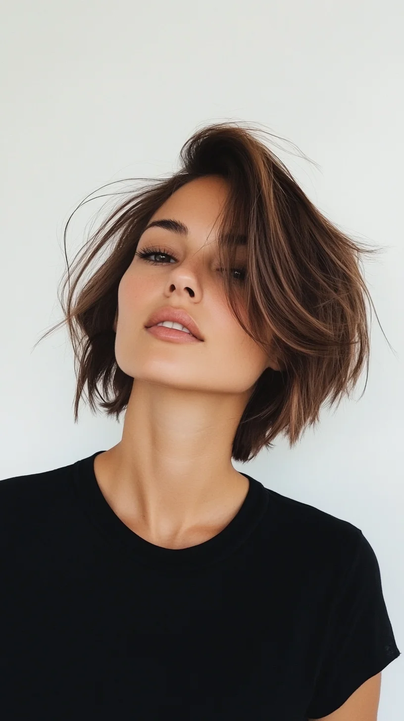 Effortlessly Chic: The Modern Shaggy Bob