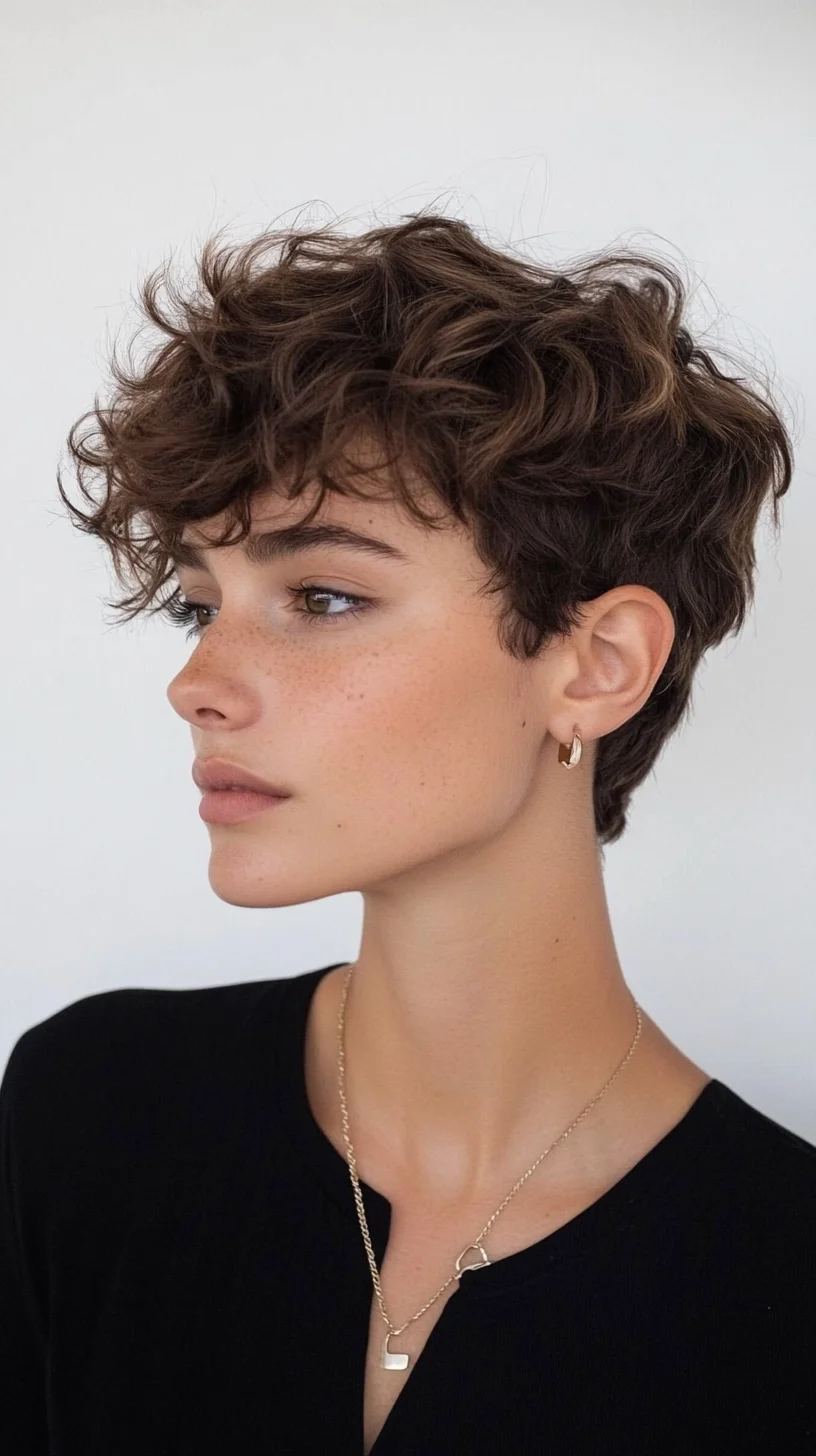 Effortlessly Chic The Modern Short Curly Cut