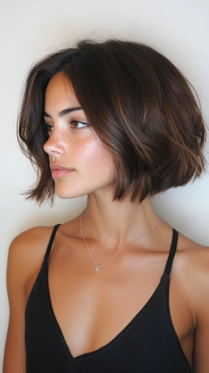 Effortlessly Chic The Modern Textured Bob