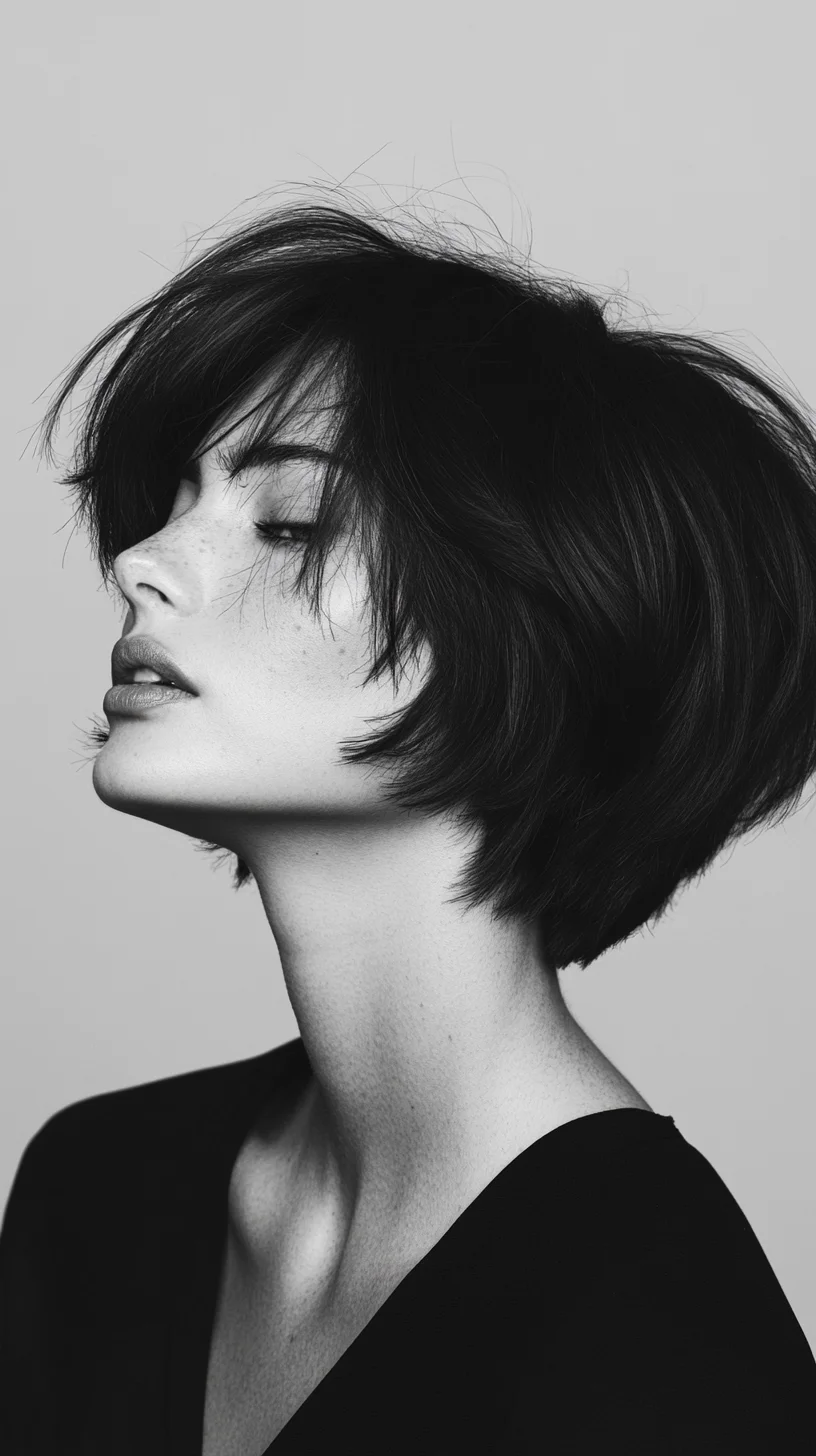 Effortlessly Chic The Modern Textured Bob