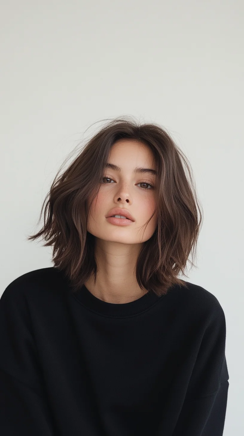 Effortlessly Chic The Modern Textured Bob