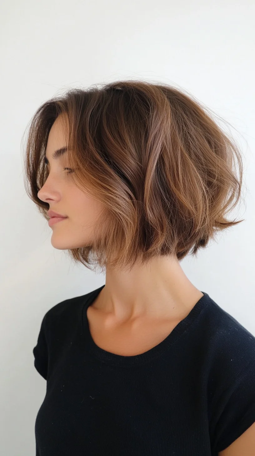 Effortlessly Chic The Modern Textured Bob