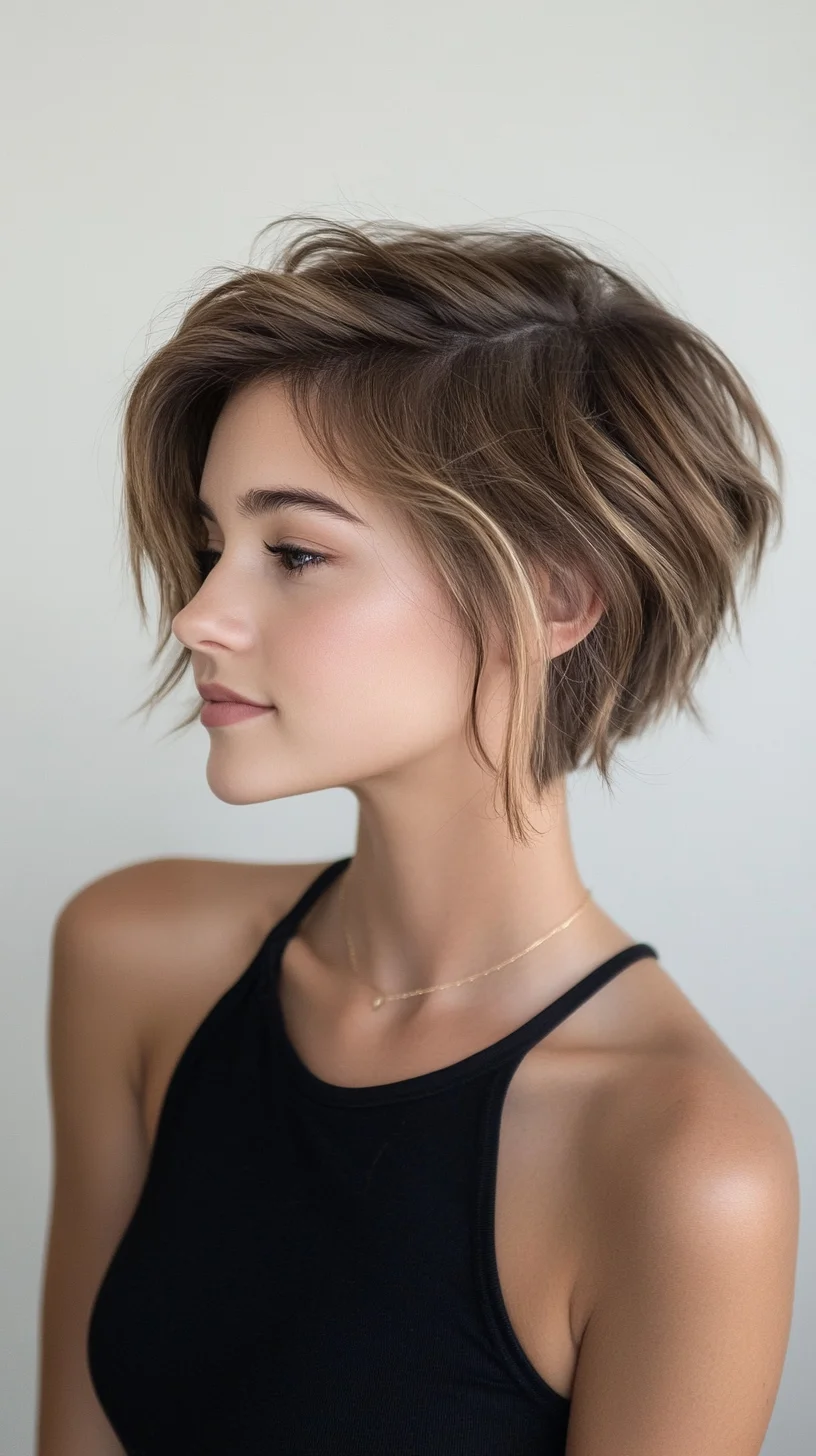 Effortlessly Chic The Modern Textured Bob